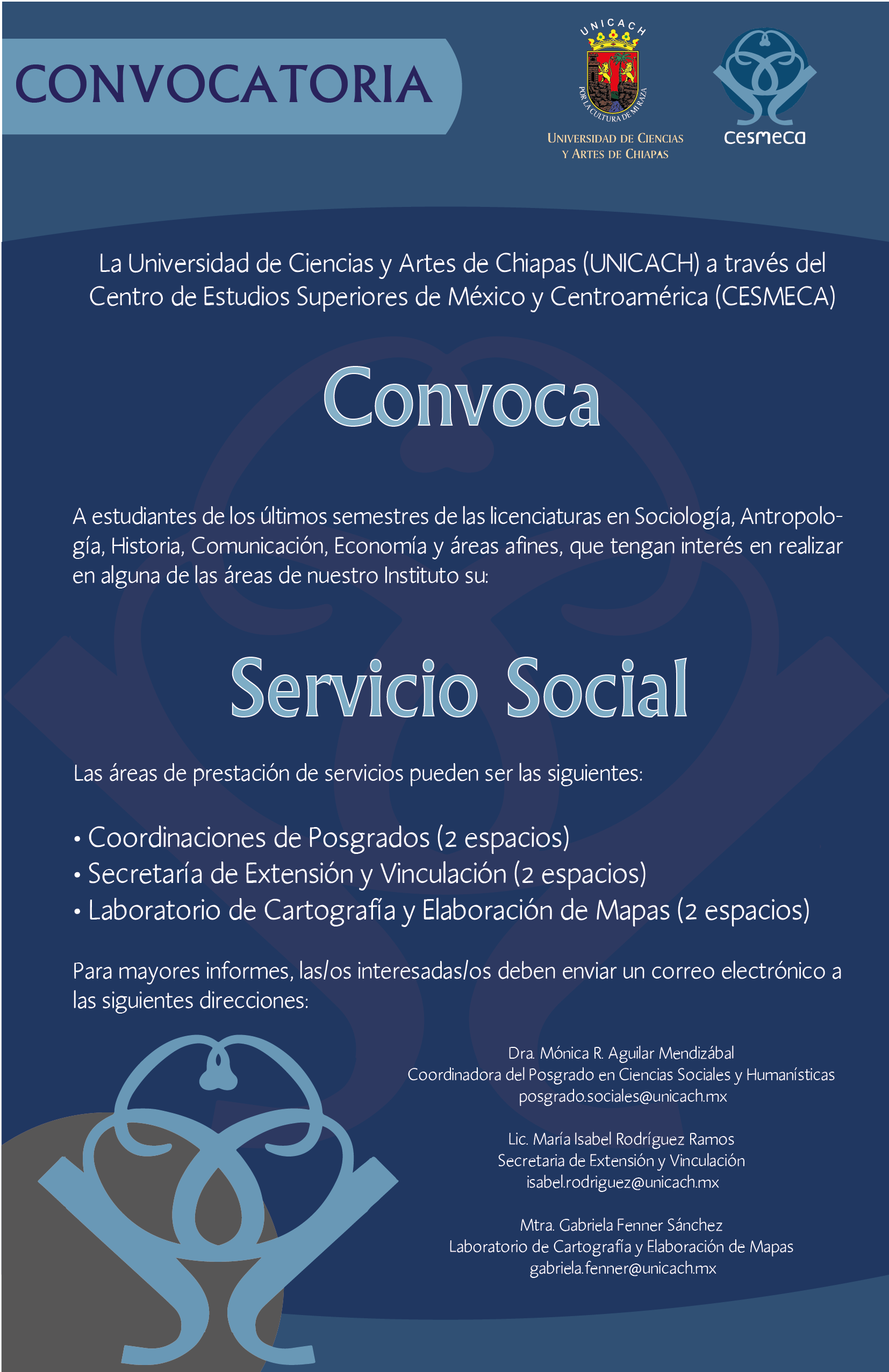conv servicio social