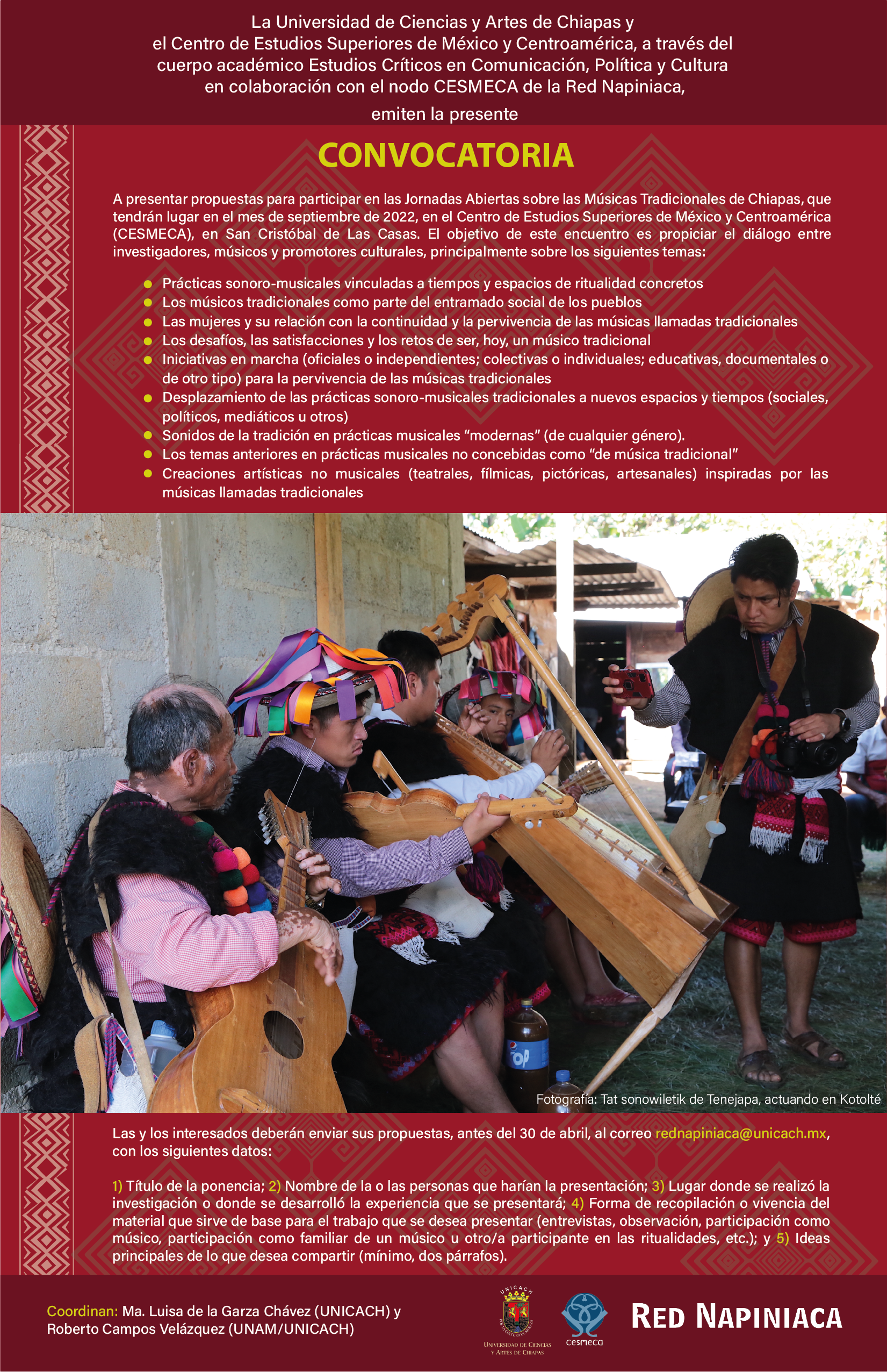 Jornadas Musicas Tradicionales Chiapas