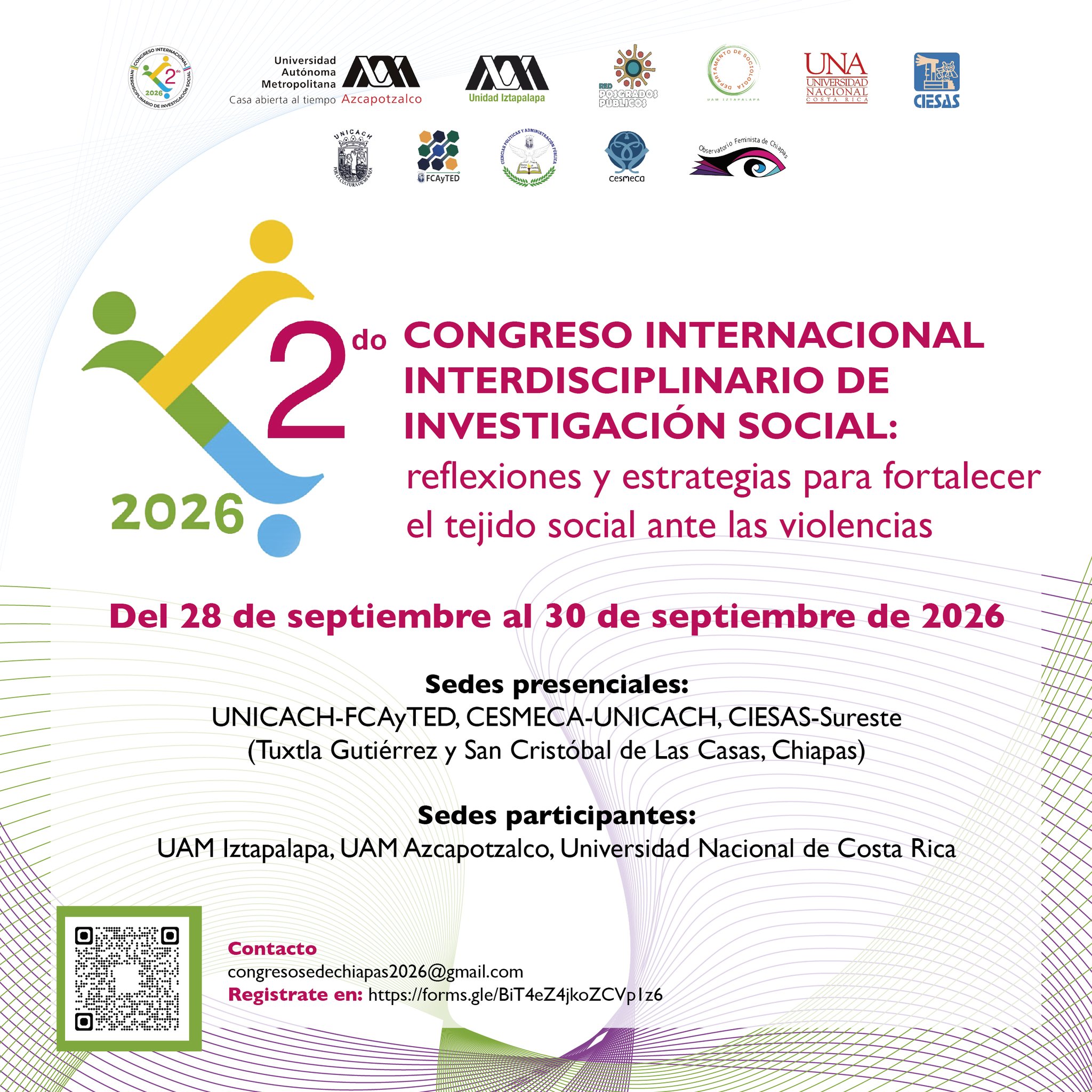 II Congreso Internacional Interdisciplinario de Investigación Social. Reflexiones y estrategias para fortalecer el tejido social ante las violencias