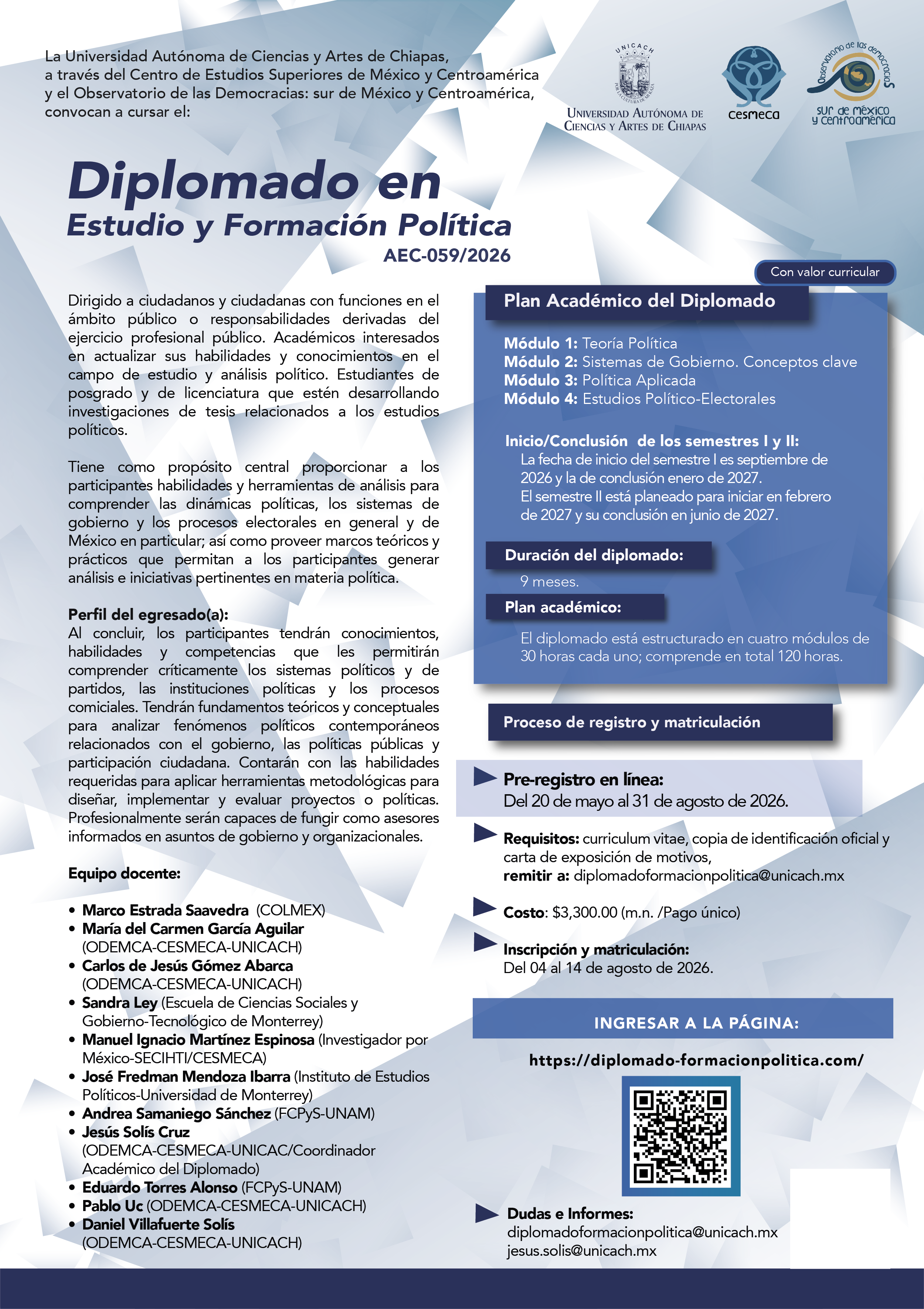 Diplomado en Estudio y FormaciÃ³n PolÃ­tica