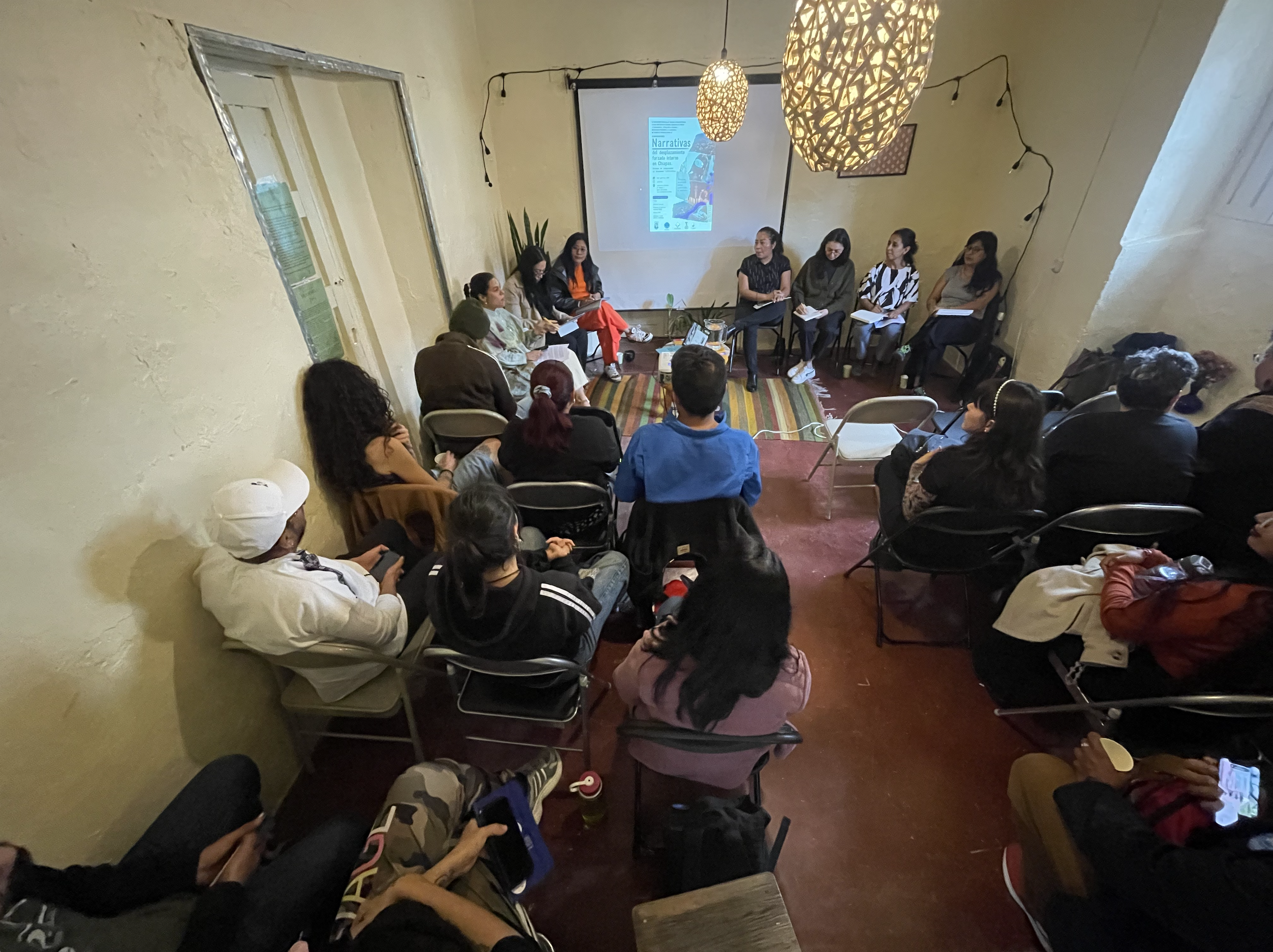 Conversatorio Narrativas del desplazamiento forzado interno en Chiapas